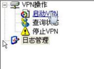 进入vpn控制台界面，点击左面偏上位置的“启动vpn“